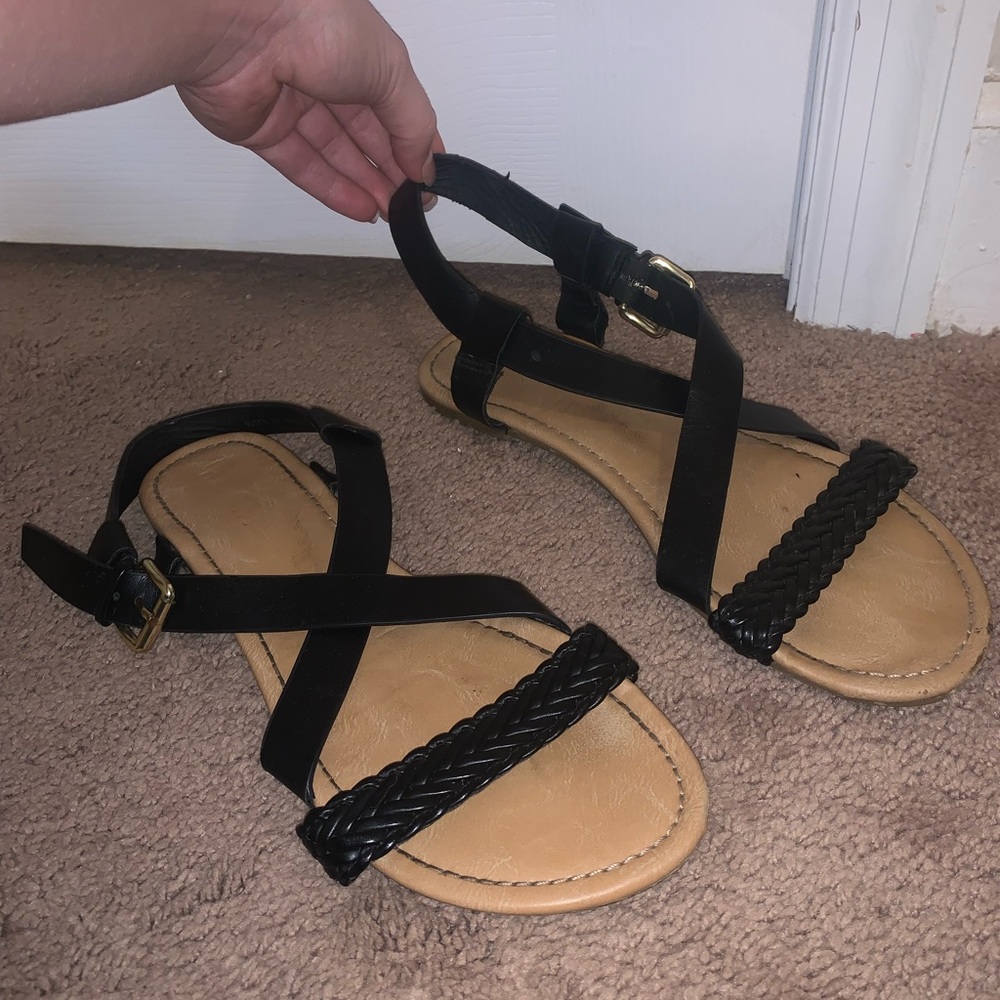 Black sandals